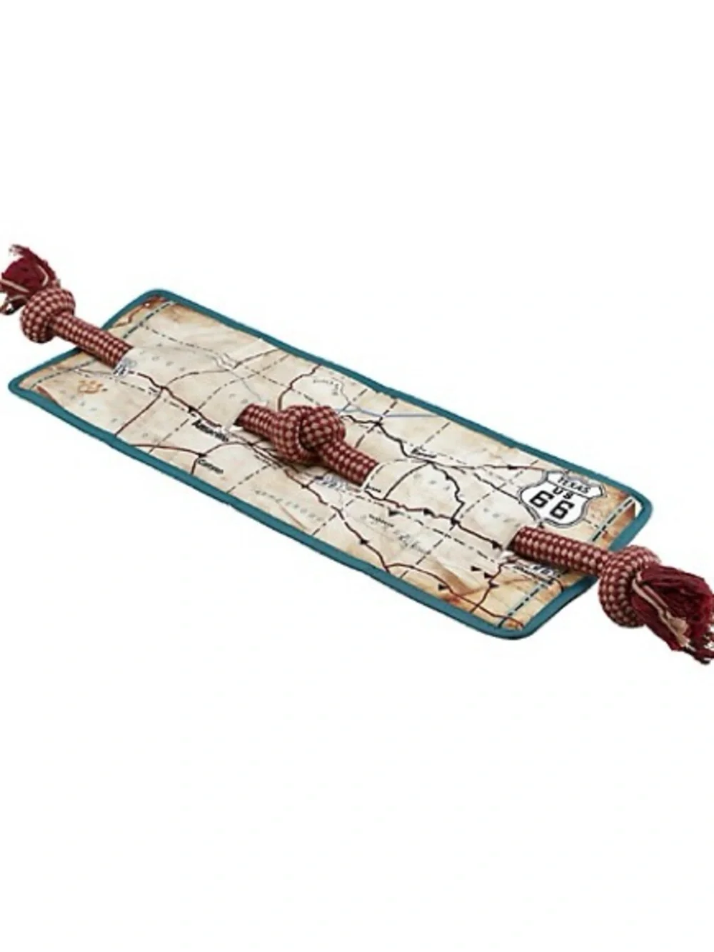 MuttNation On The Road Map Tug Dog Rope Toy Combo
